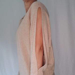Sanctuary open sleeve tunic sweater